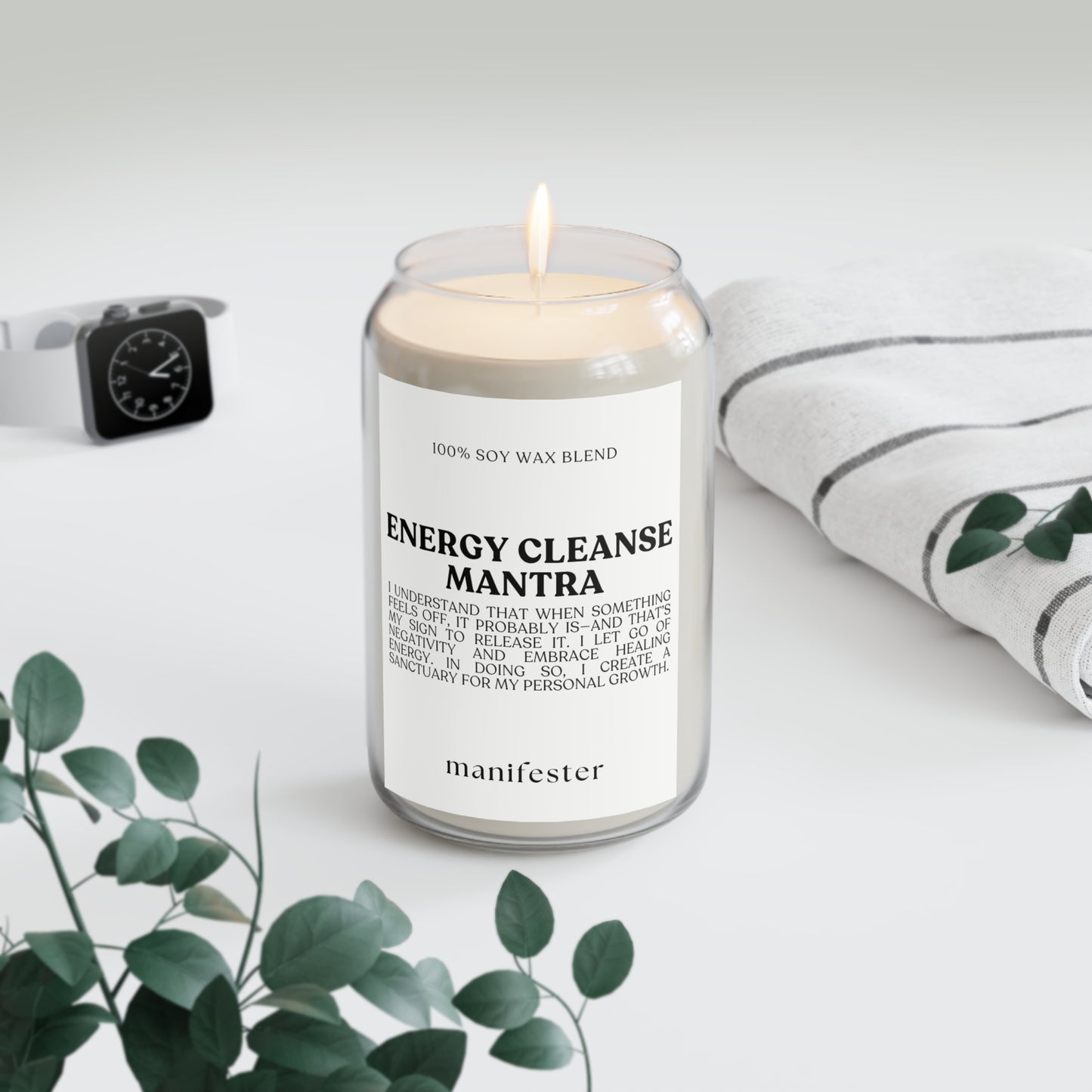 ENERGY CLEANSE MANTRA Candle 16oz