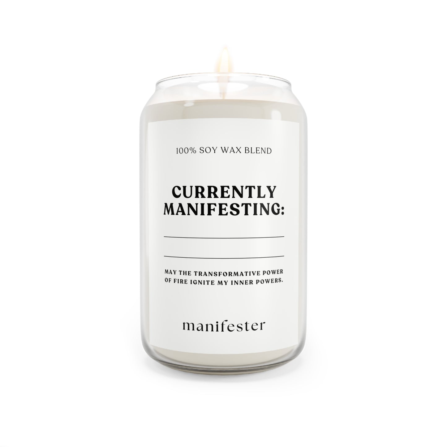 CURRENTLY MANIFESTING Fill-In-The-Blank Candle 16 oz