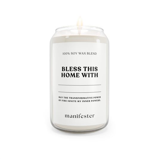 HOME BLESSING Fill-In-The-Blank Candle 16oz