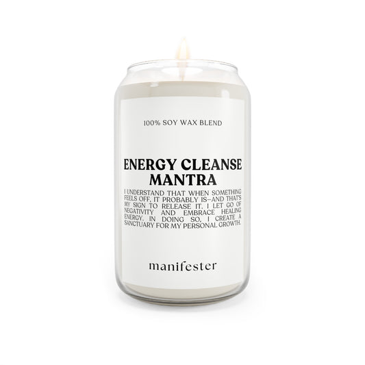 ENERGY CLEANSE MANTRA Candle 16oz